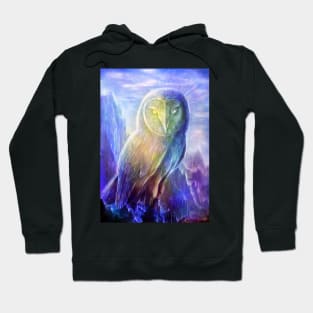 Crystalline Owl Hoodie